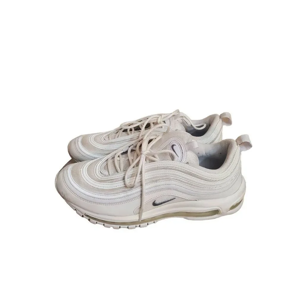 Nike Men's White Air Max 97 Lace-Up Casual Athletic Sneaker Shoes Size 11 - Picture 8 of 12